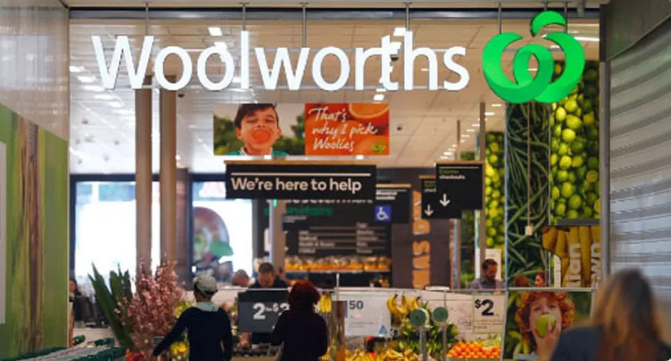 Woolworths store. 