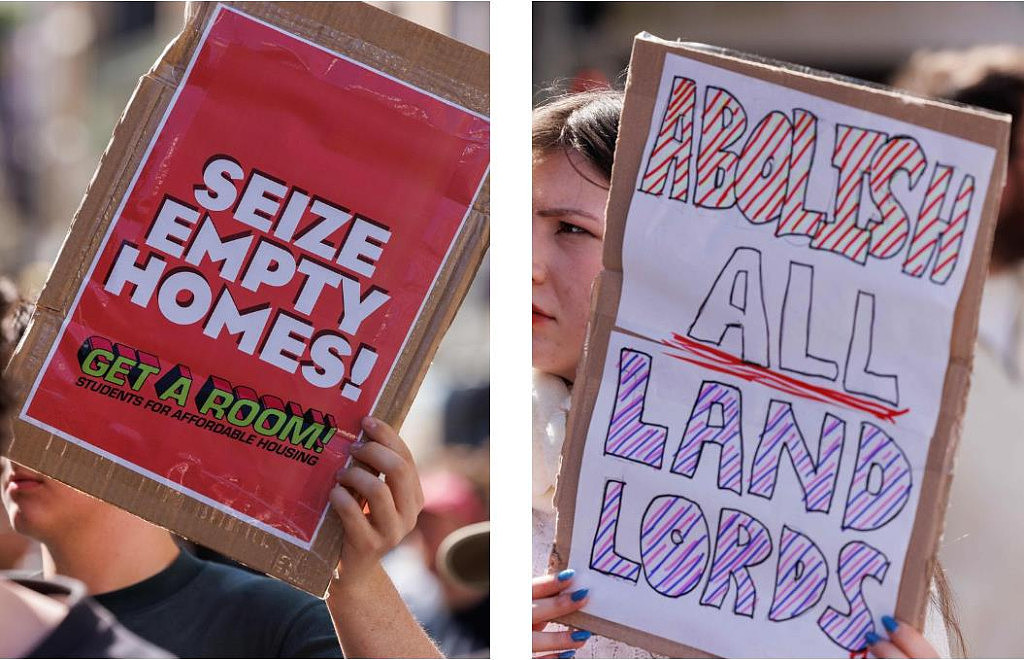 数百抗议者齐聚悉尼Town Hall，呼吁政府应对住房危机（组图） - 3