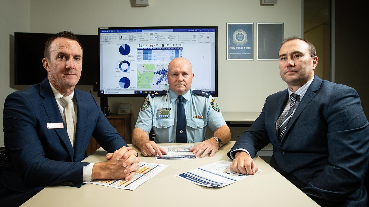 斯威滕汉姆行动的头目（从左到右）：侦探督察盖伊·马吉、侦探警司达伦·纽曼和侦探督察格雷厄姆·希布斯。 图片：朱利安·安德鲁斯