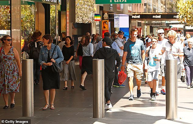 'I think we've done all that we can to fortify footpaths to try and control the movement of traffic,' Mr Andrews said (pictured, bollards in Melbourne)