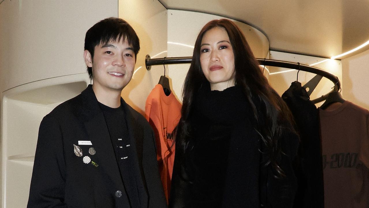 Creators of the fashion label Song for the Mute, Melvin Tanaya and Lyna Ty. Picture: Darren Luk