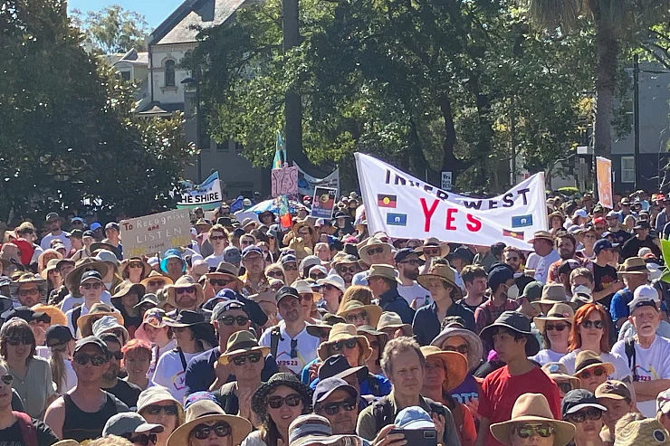 悉尼墨尔本爆发大规模游行示威！近万人涌上街头，声援“原住民之声”（视频/组图） - 5