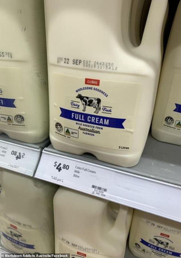Coles milk products have increased by 10 cents per litre