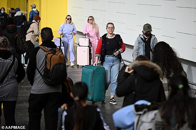 The international flight from Melbourne to Los Angeles was cancelled at 3am on Tuesday after it was decided the plane was too heavy to take off due to strong winds