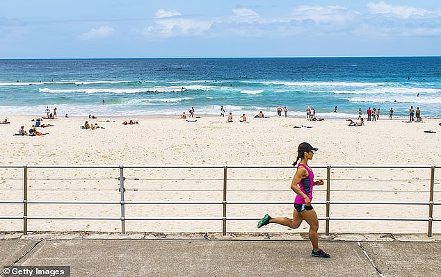 After moving to Sydney from India the traveller noticed most residents who live on the east coast in Bondi are fit and healthy compared to back home (stock image: Bondi Beach pictured)