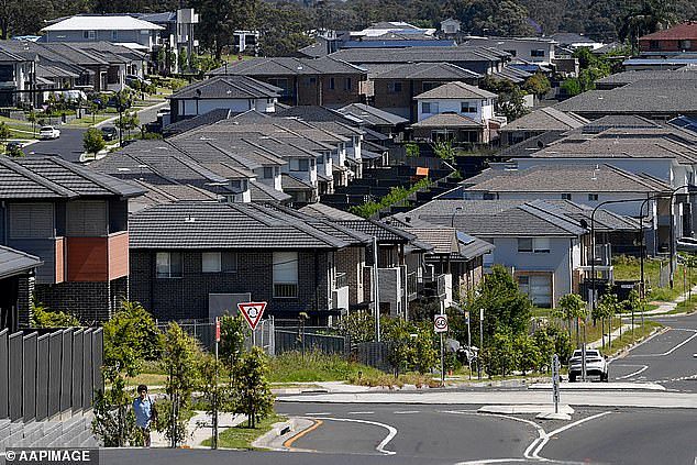 Ben De Laroche said housing prices left him considering buying a property in Sydney's west, much further away from his job (pictured is a house in western Sydney)