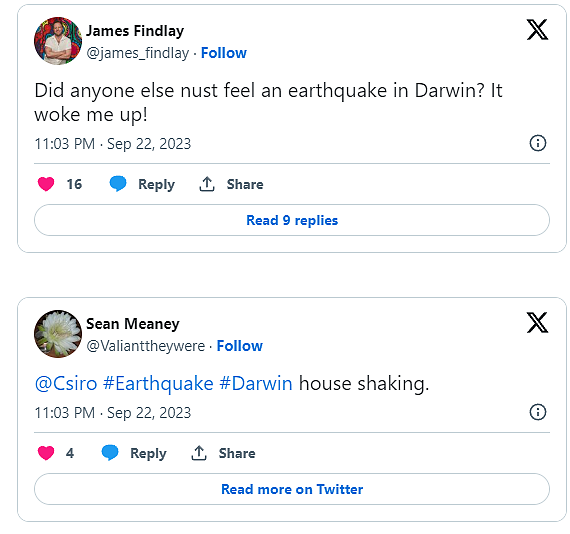 北领地发生5.7级地震！达尔文有震感，大量居民被震醒：房子在摇晃（组图） - 4