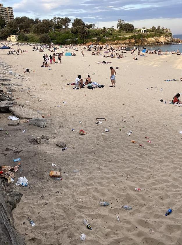 数千人涌入后，悉尼海滩变“垃圾场”！当地居民吐槽：从没见过这么多垃圾（组图） - 3
