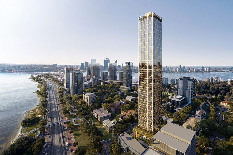 澳洲将建全球最高木结构建筑！比现有记录高出逾100米，内含约200套公寓（组图） - 2