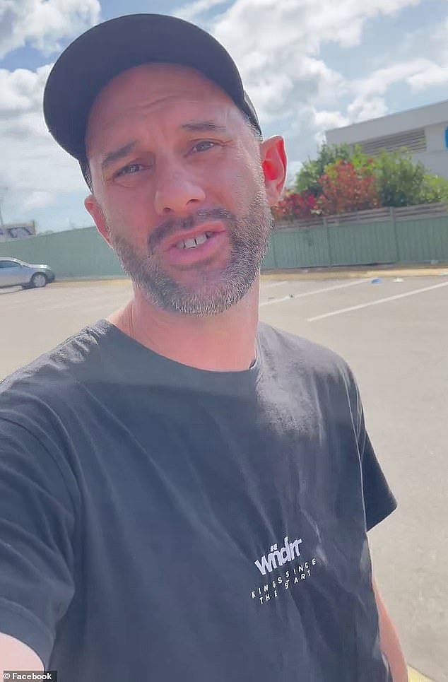 Chris Thurley feared his two-year-old and six-month-old could have been hurt or killed when the thugs surrounded their car at Townsville's Willows Shopping Centre on Wednesday morning