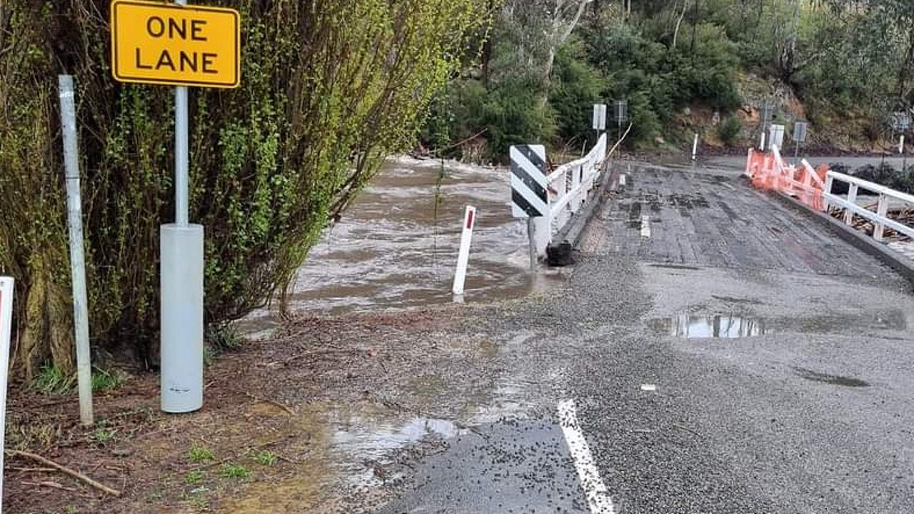 Victoria is experiencing two weather extremes as drenching rains extinguish bushfires and bring flooding to regional areas. Picture: Facebook