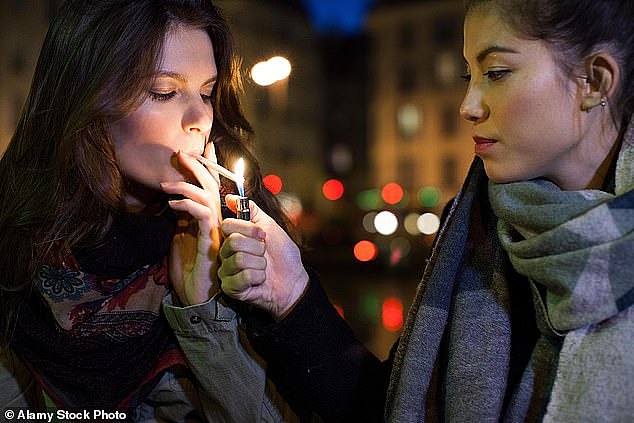 Australia could ban teenagers from ever buying cigarettes by gradually increasing the age limit at which people can buy smokes (file picture)