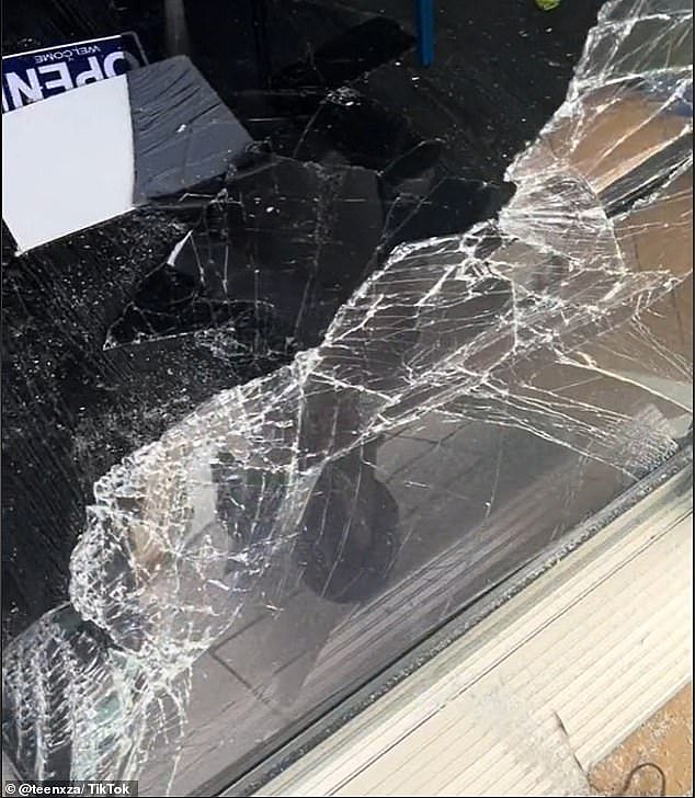 Police are hunting for the brazen thieves who caused extensive damage during the break-in