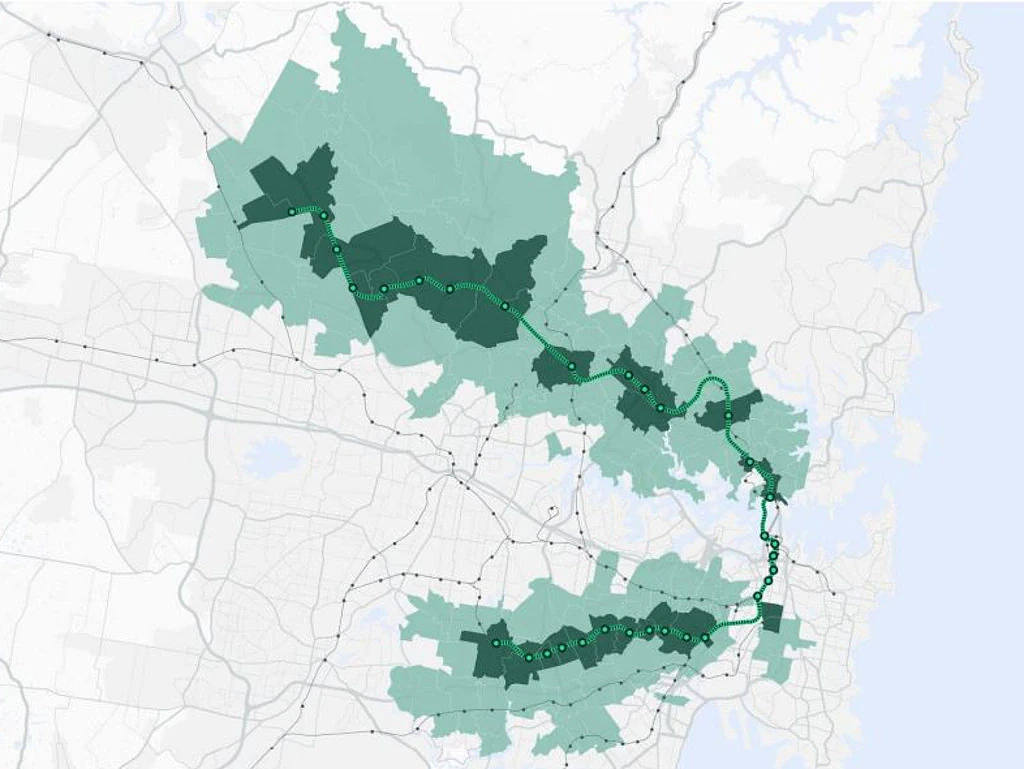 悉尼“城铁化”影响巨大！沿线城区表现优于周边城区，房产价值和人口大幅增长（组图） - 2