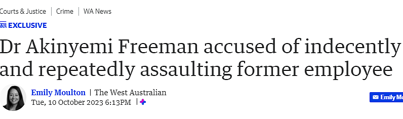 袭胸、摸大腿、扒衣服！西澳男子猥亵女下属，还将其锁在办公室（组图） - 1