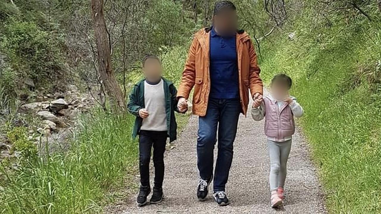 An Aussie man, his wife and two kids have become trapped in Gaza after going there for a holiday.