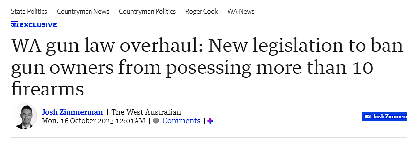 好消息！西澳将推出“全澳最严枪支法”，改革内容有这些......（图） - 1