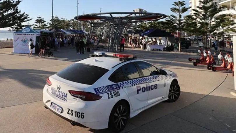 A teenager rushed to hospital after a Scarborough Beach brawl is understood to have self-inflicted stab wounds.