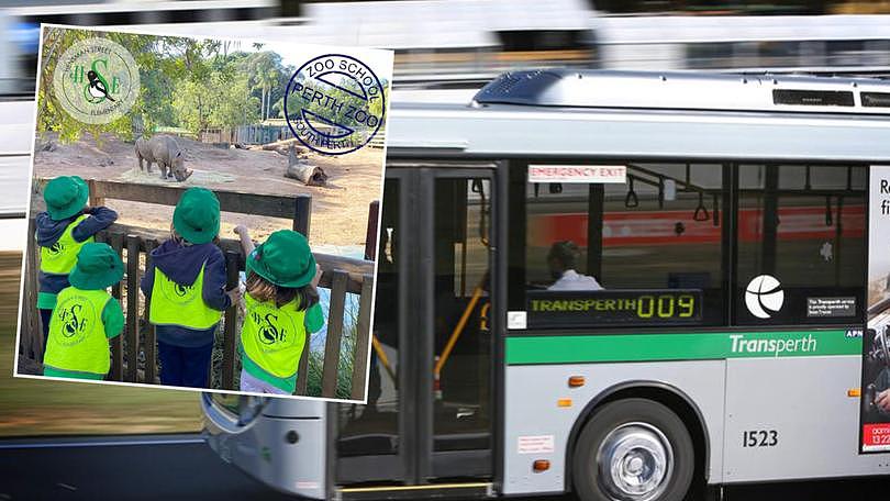 A South Perth private school has refused to provide any explanation of how two small children were left behind on a Transperth bus during a trip to the zoo.