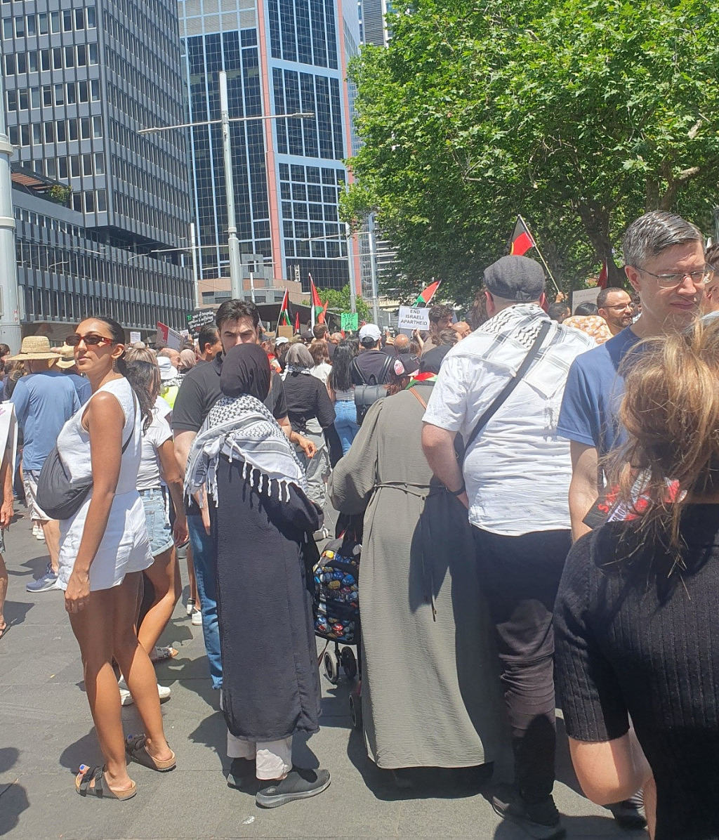 悉尼CBD再次爆发亲巴勒斯坦游行！数千示威者涌向市政厅（视频/组图） - 24