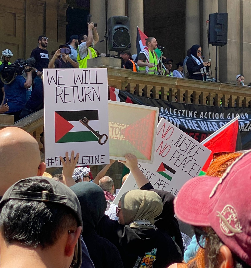 悉尼CBD再次爆发亲巴勒斯坦游行！数千示威者涌向市政厅（视频/组图） - 15