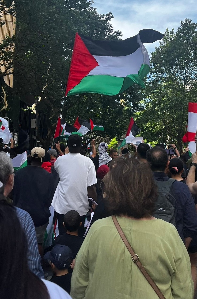 悉尼CBD再次爆发亲巴勒斯坦游行！数千示威者涌向市政厅（视频/组图） - 3