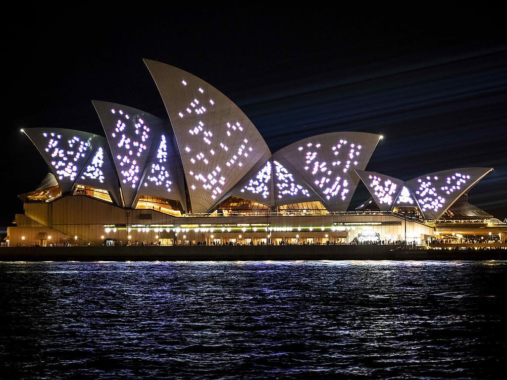 The Opera House on Friday night. Picture: Monique Harmer