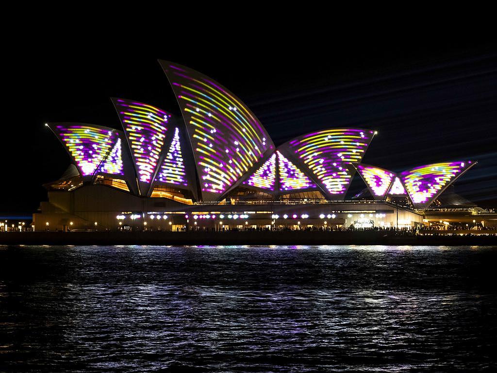 The Opera House on Friday night. Picture: Monique Harmer