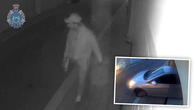 CCTV footage captured the terrifying home uinvasion.