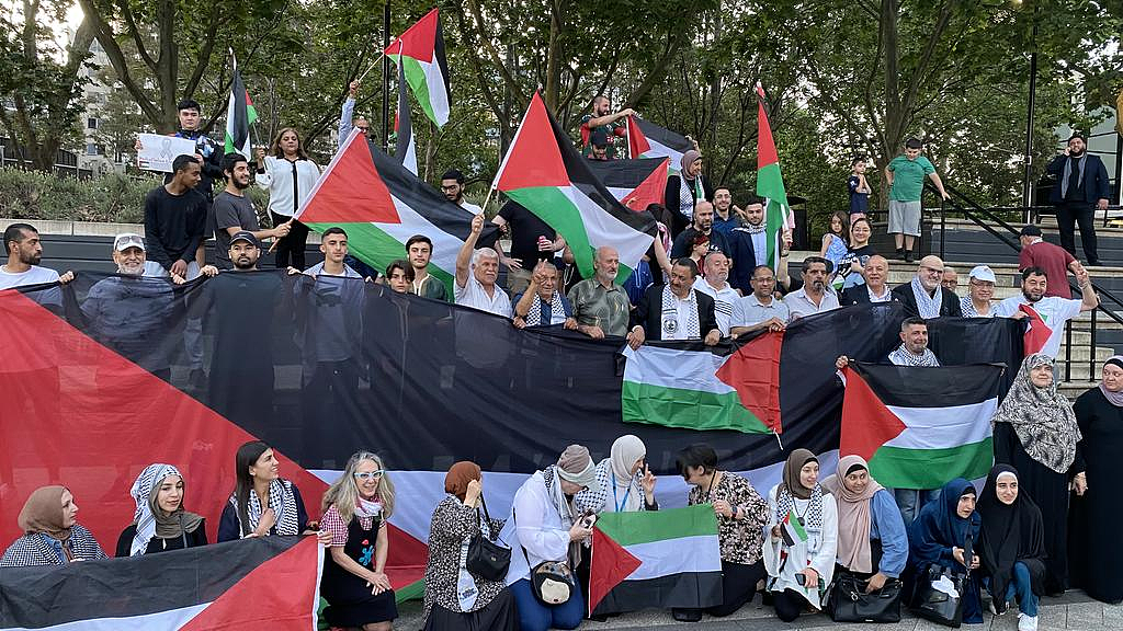 “直到停火！”Bankstown市议会升起巴勒斯坦国旗，围观者鼓掌欢呼（组图） - 2