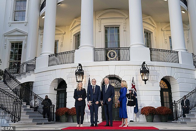 The four will enjoy a private dinner before the more formal state dinner is held the following night attended by actors, business representatives and other diplomats