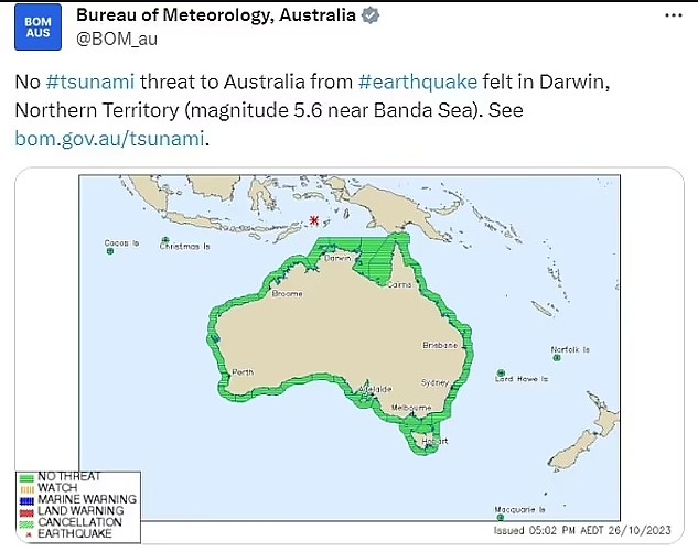 附近海域发生地震，澳洲一城市受影响！网友：震感强烈（组图） - 3