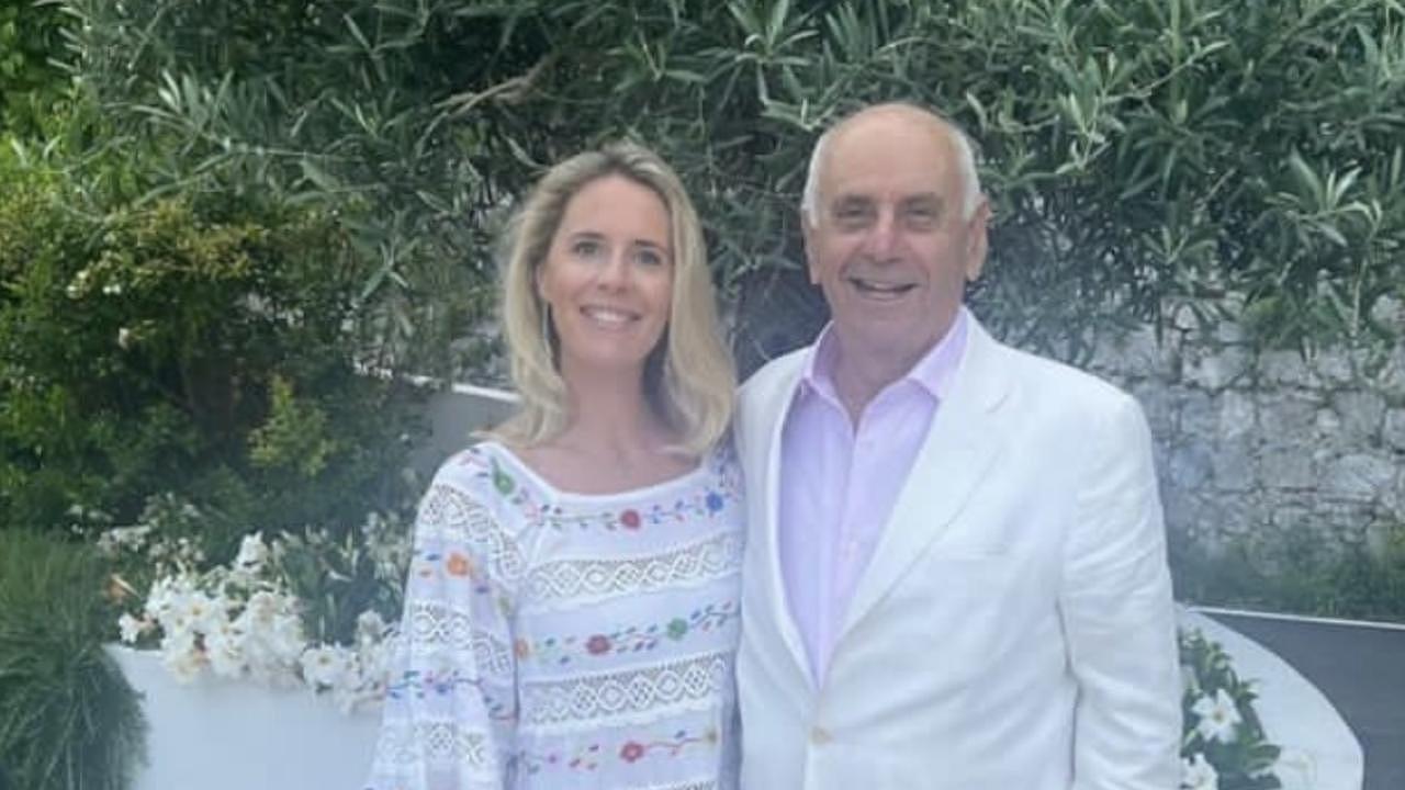 Billionaire Robert Whyte with partner Alessandra Eddy