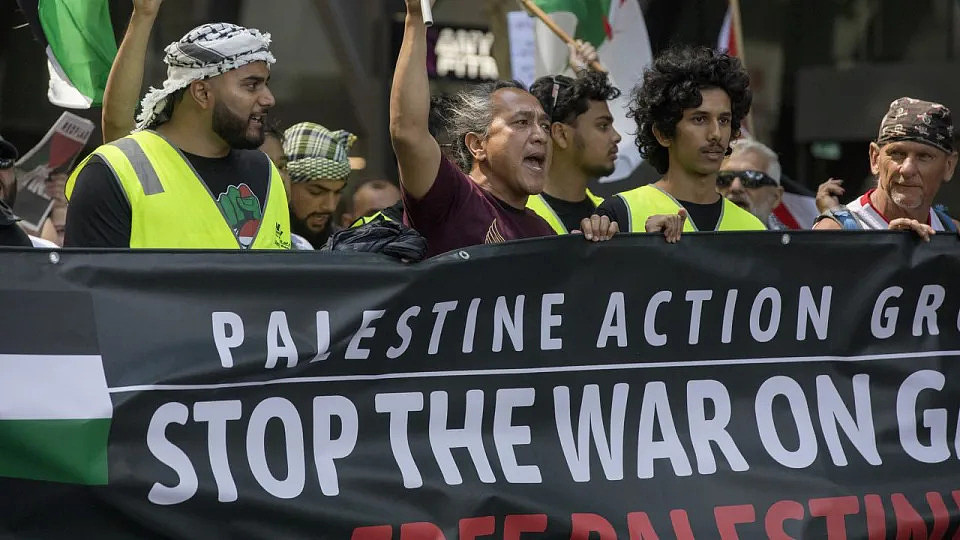 A Pro-Palestine demonstration in Sydney
