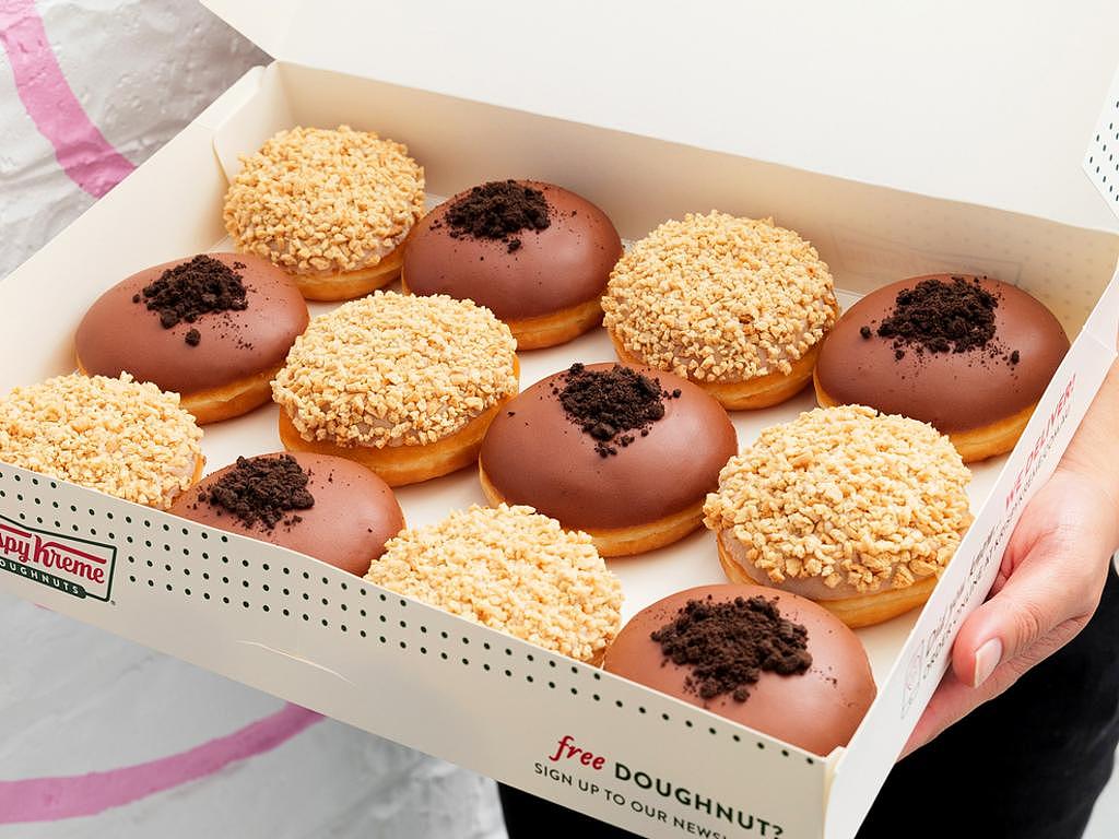 After years of begging from fans, Krispy Kreme has announced the launch of its 'highly-anticipated' vegan-friendly doughnuts down under. Picture: Supplied