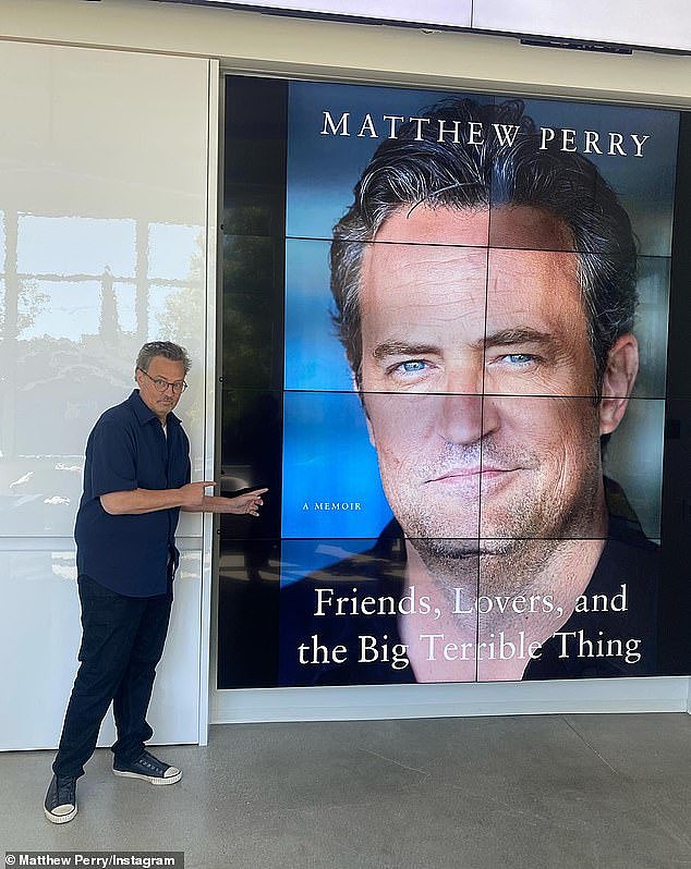 Perry detailed his battle with addiction in his memoir, Friends, Lovers and the Big Terrible Thing. Here promoting his book