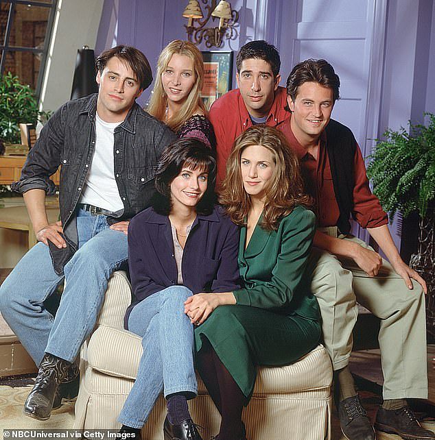 Perry rose to fame for his role as 'Chandler Bing' on the hit 90s sitcom Friends, which ran for 10 seasons and garnered a worldwide fanbase. Pictured: Friends cast