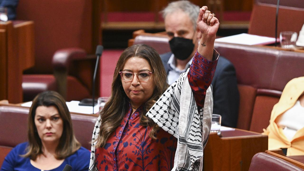 澳参议院响起“自由巴勒斯坦”口号，多名参议员退席！工党被批忽略巴以停火呼声（视频/组图） - 2