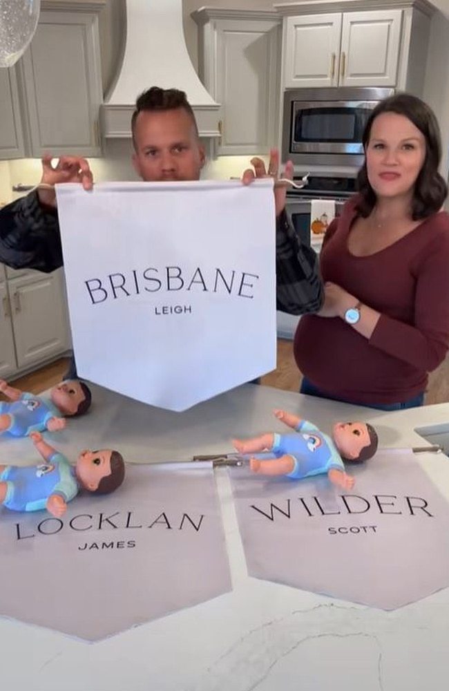The dad explained that he lived in Brisbane for six months and that was why he decided on the name. Picture: Facebook / Jordan Flom