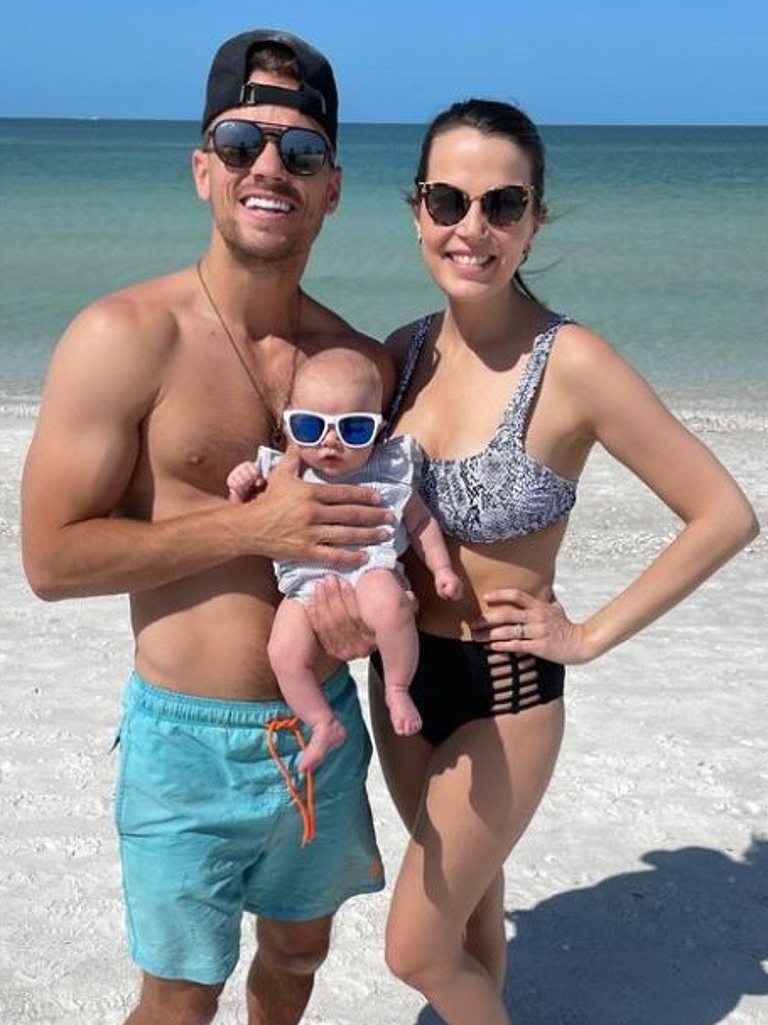 They are already parents to their daughter, Emerson. Picture: Instagram / Jordan Flom