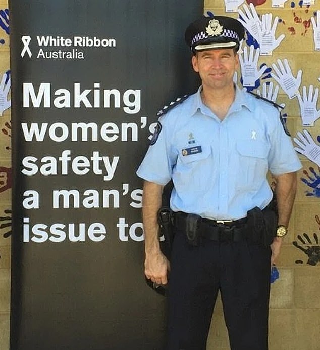 Queensland Police Inspector Don McKay (above) and Warburton were in a relationship from March 2020 that came to a bitter end in early 2021
