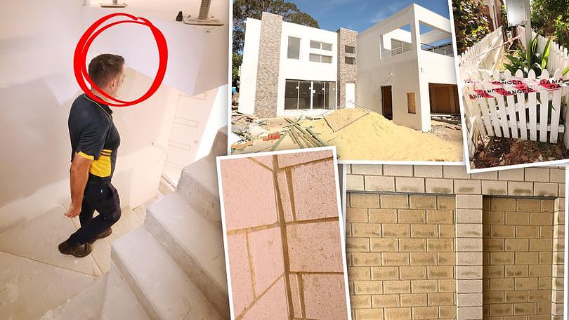 Acid-stained bricks, a crooked door and missing walls are just some of the 30 alleged faults found in a single home built by G.J. Gardner as the list of complaints against the Perth franchise continue to rise.