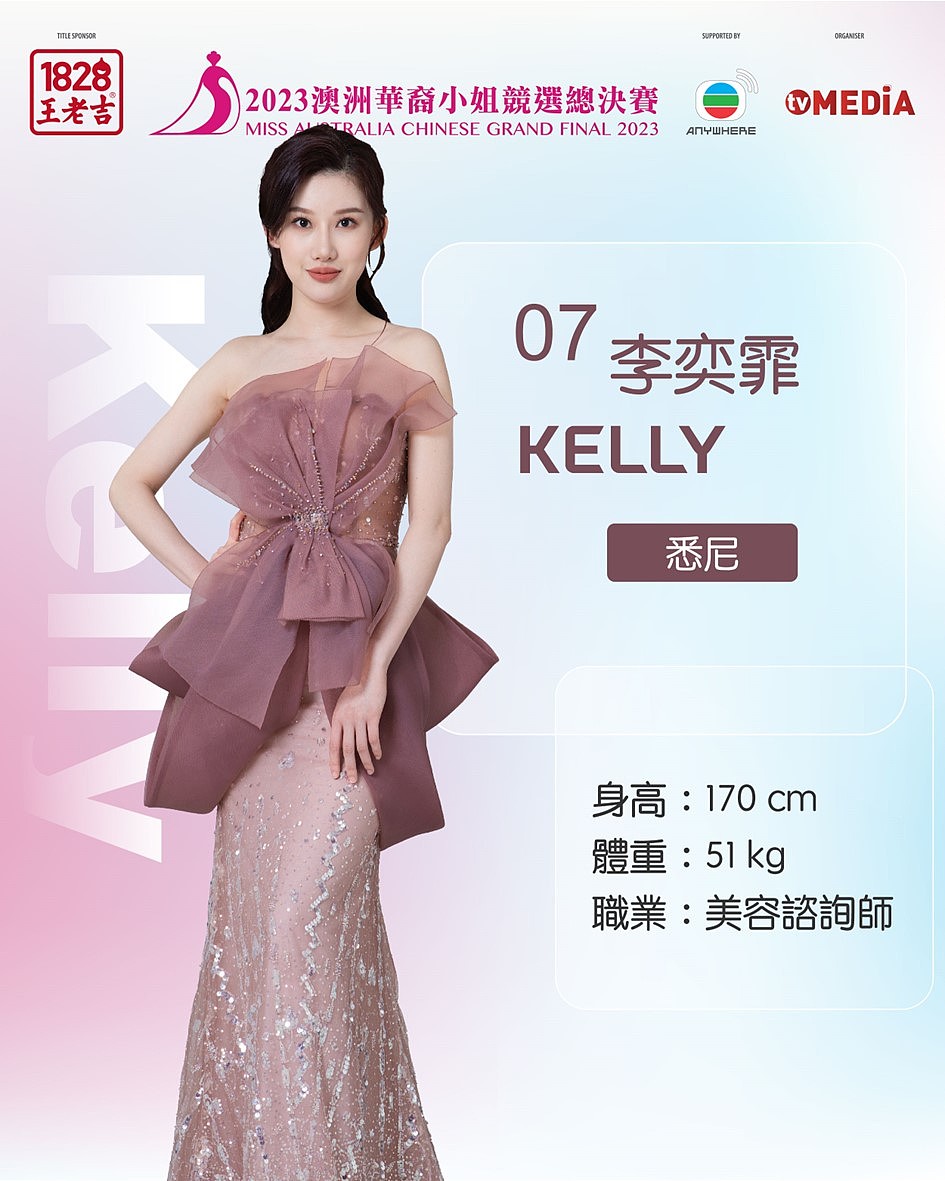 1828王老吉2023澳洲华裔小姐竞选总决赛，香港TVB李佳芯、安德尊澳洲之旅公布（组图） - 13