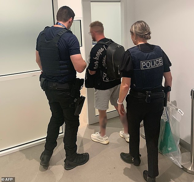 The Australian Federal Police (AFP) and Tasmania Police allege the find was made during a routine baggage check at the airport on Thursday morning