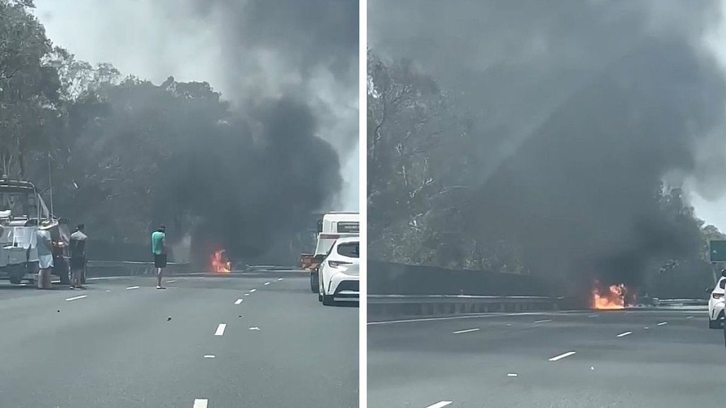 汽车起火，悉尼M5高速交通受阻！部分车道被迫关闭（组图） - 3