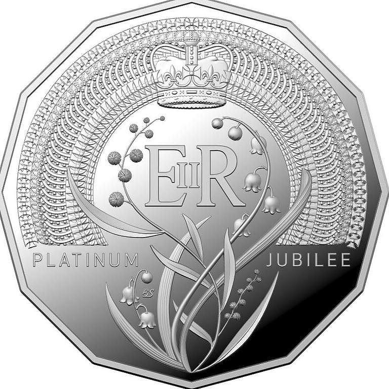 The silver 50c coin released for the Queen’s Platinum Jubilee is also sought after.