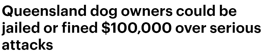 昆州拟议新法律！5大犬种将被禁养，主人不负责恐被罚$10万或监禁（图） - 1