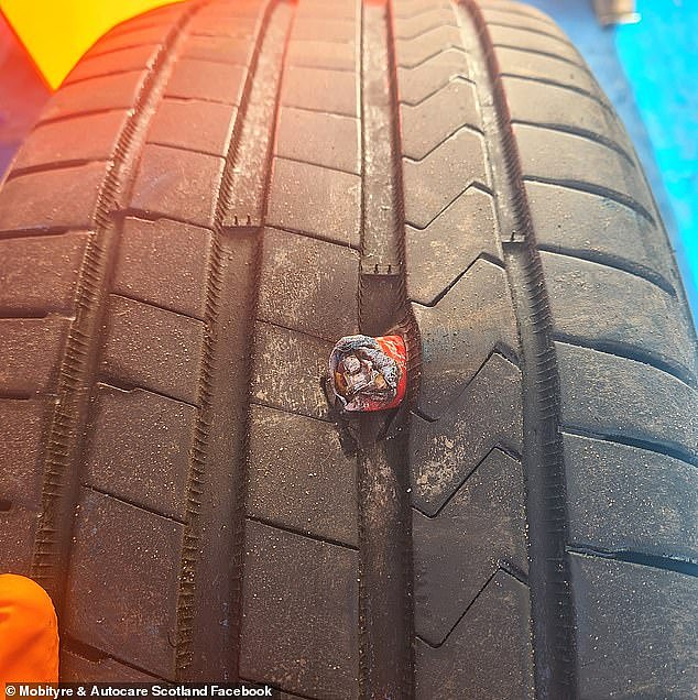 A Sydney mechanic said the vapes exploded once in the tyre and left drivers needing to fork out hundreds of dollars for a new one