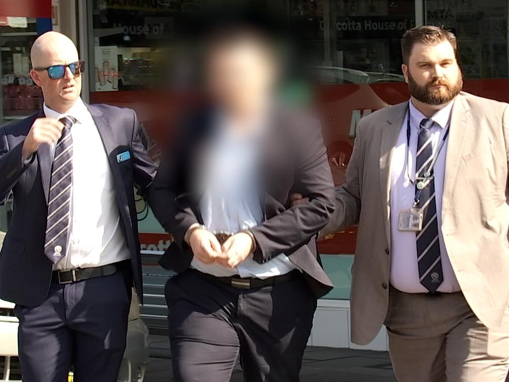 Police arrested the 35-year-old man outside a business on in Merrylands on Thursday. Picture: NSW Police