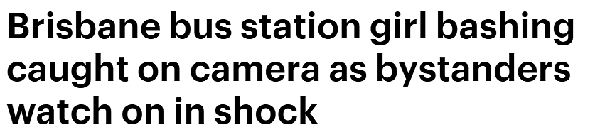 视频曝光！澳女孩车站遭2人暴力殴打，摔倒在地双臂护头，路人看呆（视频/组图） - 1